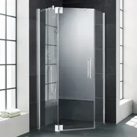 Kermi Pasa XP Fünfeck-Duschkabine mit Pendeltür links 100 x 100 cm PXL5310020VPK