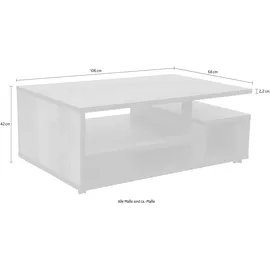 Hela Eike rollbar Oldwood schwarz / braun 110 x 68 x 50 cm
