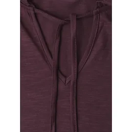 street one studio STREET ONE Dropped Shoulder Shirt mit Split Neck - Lila