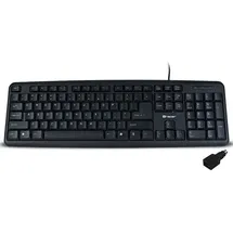 TRACER Maverick Tastatur Schwarz USB / PS2