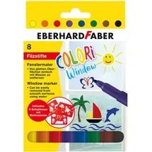 Eberhard Faber COLORi Fenstermalfarben farbsortiert 8 St.