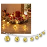 goobay LED-Lichterkette 10er Ornamente 1,3 m Warmweiß