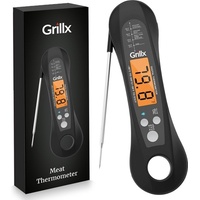 GrillX Fleischthermometer schwarz -50 bis 300 Grad.