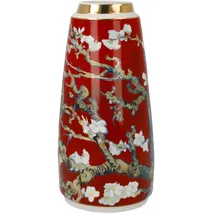 GOEBEL Vase 18,5 Mandelbaum rot Vincent Van Gogh Artis Orbis