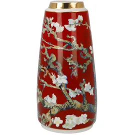 GOEBEL Vase 18,5 Mandelbaum rot Vincent Van Gogh Artis Orbis