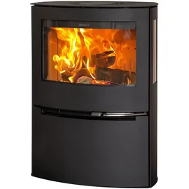 ADURO Kaminofen Stahl Schwarz 6,5 kW mit Automatik