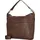 Mandarina Duck Mellow Leather Schultertasche Leder Braun