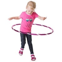 Hoopomania Hula-Hoop-Reifen Funny Kinder Hula Hoop, Ø80cm, Pink-Weiss weiß Ø 80 cm