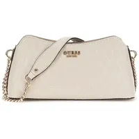 GUESS Betula Schultertasche 27 cm beige