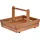 Dobar Erntekorb Eichenholz Massiv 42,5 x 31,5 x 12,6 cm natur