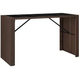 vidaXL Gartenbar-Set 7-tlg. Braun