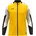 Polyesterjacke gelb/weiß/schwarz S
