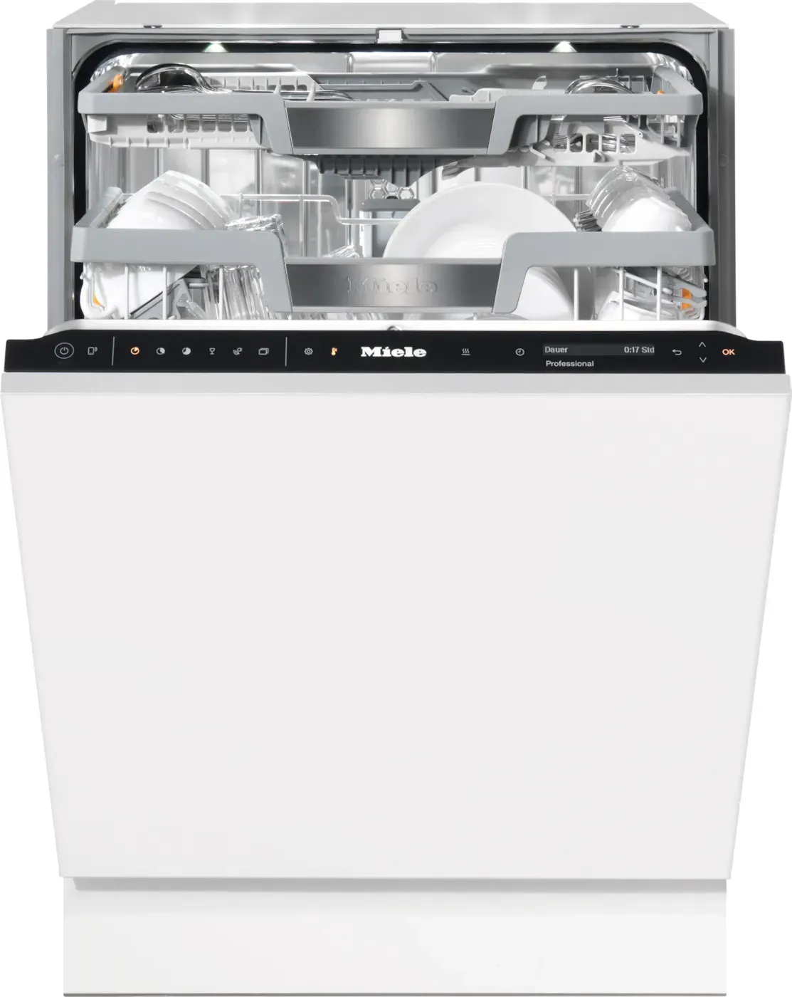 Miele PFD 104 SCVi XXL Vollintegrierte Spülmaschine mit 3D-MultiFlex Schublade Ohne Front