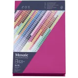 Artoz Faltkarten mit Briefumschlägen Mosaic DIN B6 fuchsia, 10 St.