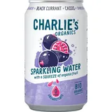 Charlie's Organic Sparkling Water Black Currant (12 x 0,33 Liter Dosen NL)