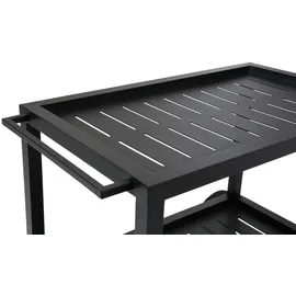 Brafab Servierwagen Belfort Aluminium Schwarz