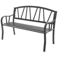 EDM Eisen Bank 13x86 Cm - Anthracite - One
