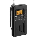 Small World Fm/am (mw)/ Mini Portable Radio Mit Hervorragendem Empfang Und Hoher Klangqualität, Portables Radio Mit Wecker/kopfhöreranschluss, Geeignet Für Wandern, Joggen Und Camping