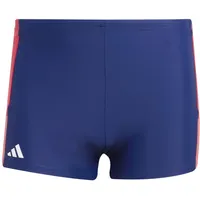 Adidas Colorblock Swim Boxer-Badehose Dark Blue / Pure Ruby / Lucid Red M/L