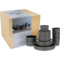 CreaTable Futuro Kombiservice 16-tlg. schwarz