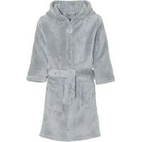 Playshoes Fleece-Bademantel uni Grau, 170/176