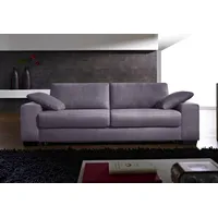 Schlafsofa BALI "Norwalk" Sofas Gr. 140cm x 200cm, Struktur fein, Premium: Ergoflex Lattenrost mit Gelformmatratze, grau Dauerschlaffunktion, mit Unterfederung Lattenrost und Matratze