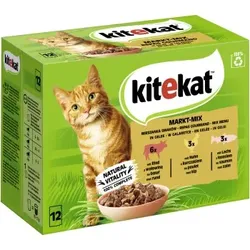 Kitekat Multipack Markt Mix in Gelee 12x85 g