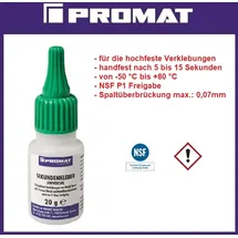 PROMAT Sekundenkleber Univ. 20 g