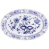 Kahla Rossella Zwiebelmuster Platte, oval 32 cm|