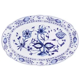 Kahla Rossella Zwiebelmuster Platte, oval 32 cm|