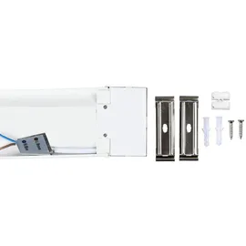 ETC Shop etc-shop Feuchtraumleuchte 150cm LED, Deckenlampe Wannenleuchte, 48W 3840lm 6000K IP65, Feucht- und Nassraum geeignet, Garage Keller Werkstatt, 2er Set