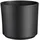 Dehner Keramik-Übertopf Nele, rund, dunkelgrau