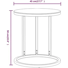 vidaXL Beistelltisch