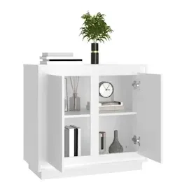 vidaXL Sideboard Weiß 80x34x75 cm Holzwerkstoff