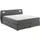 Atlantic Home Collection Boxspringbett REX, LED Beleuchtung und Topper (Härtegrad H2), dunkelgrau