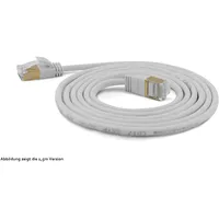 Wantec Extra dünnes CAT7 SSTP Patchkabel 0,25 m Cat7,