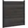 vidaXL Zaunlatte 11 x 1 x 1 cm Schwarz/Aluminium