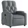 vidaXL Massagesessel Grau Kunstleder 86,5 x 93,5 x 0 cm Grau mit Fernbedienung