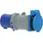 Brennenstuhl CEE-Adapter 230V/16A grau/blau