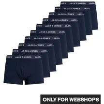 JACK & JONES Boxershorts JACSOLID blau XL 10er Pack