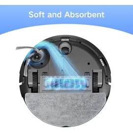 Spofan 6 Stück Wischtücher für Roborock Q7 M5/Q7 M5+, Q7 L5/Q7 L5+, für Tapo RV30/RV20 Max Plus
