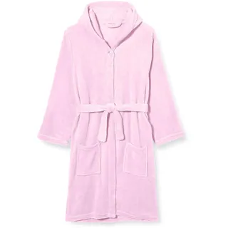 Playshoes Unisex Kinder Fleece-Bademantel Morgenmantel, rosa,