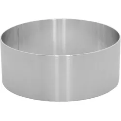 Gastro Schneider Alu-Tortenringe 180 x 70 mm, silber | Mindestbestellmenge 4 Stück