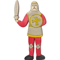 HOLZTIGER Ritter, kämpfend, rot