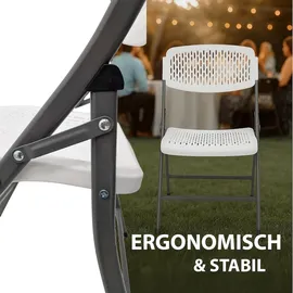 Trutzholm Campingstuhl 2er Set Weiß