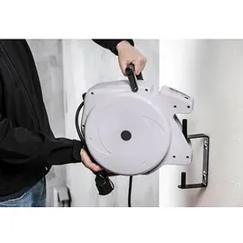 as - Schwabe AS Schwabe 12646 Wandkabeltrommel 10 m Schwarz Schutzkontakt-Stecker