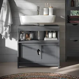 Vicco Waschbeckenunterschrank Vilda 60 x 60 x 30 cm Grau