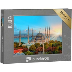 puzzleYOU Puzzle Puzzle 1000 Teile XXL „Die Blaue Moschee in Istanbul, Türkei“, 1000 Puzzleteile, puzzleYOU-Kollektionen Türkei, Regionen
