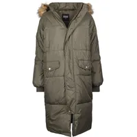 URBAN CLASSICS Oversize Mantel Dark Green / Beige L