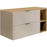 rodan fabryka mebli Hängende Waschtischunterschrank - 100 cm – Farbe Kashmir – Modernes Design – Soft Close